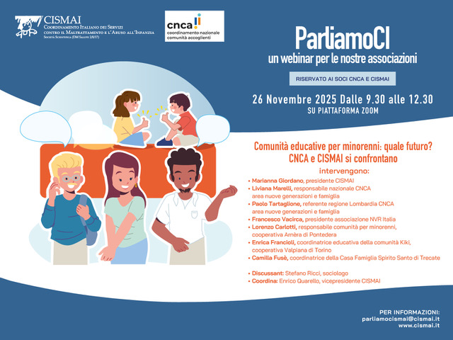 ParliamoCI – Comunità educative per minorenni: quale futuro?