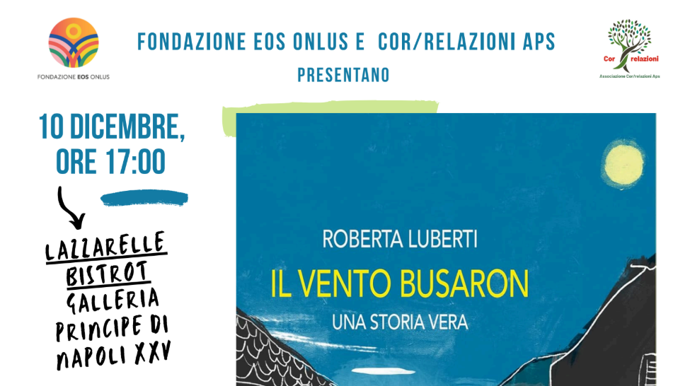 Presentazione del libro “Il vento busaron” – Una storia vera